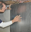 installation steps for crawl space insulation in a crawl space in Bedford