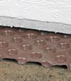 crawl space insulation installed in White Plains over our extra large drainage matting