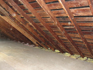 A New York & Pennsylvania attic before installation of SuperAttic