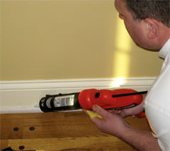 Insulating a wall in a Hopewell Junction home for increased energy efficiency