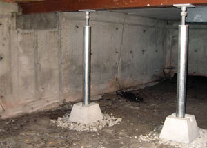 Crawl space jack post installation Millwood