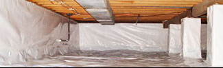an encapsulated crawl space system in Yonkers